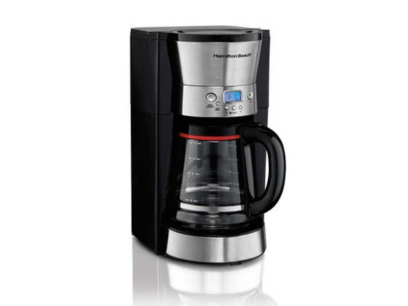 Hamilton Beach®, 46895, Cafetera de 12 tazas, Programable