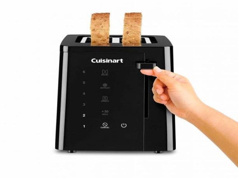 Cuisinart, CPTT20, Tostadora Con Pantalla Táctil, 2 Rebanadas.