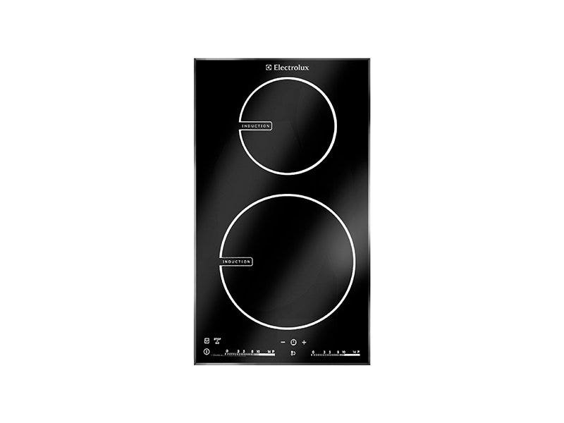 Cooktop eléctrico de inducción de 12", con 2 hornillas, controles touch. Electrolux ETIH3022EMB.