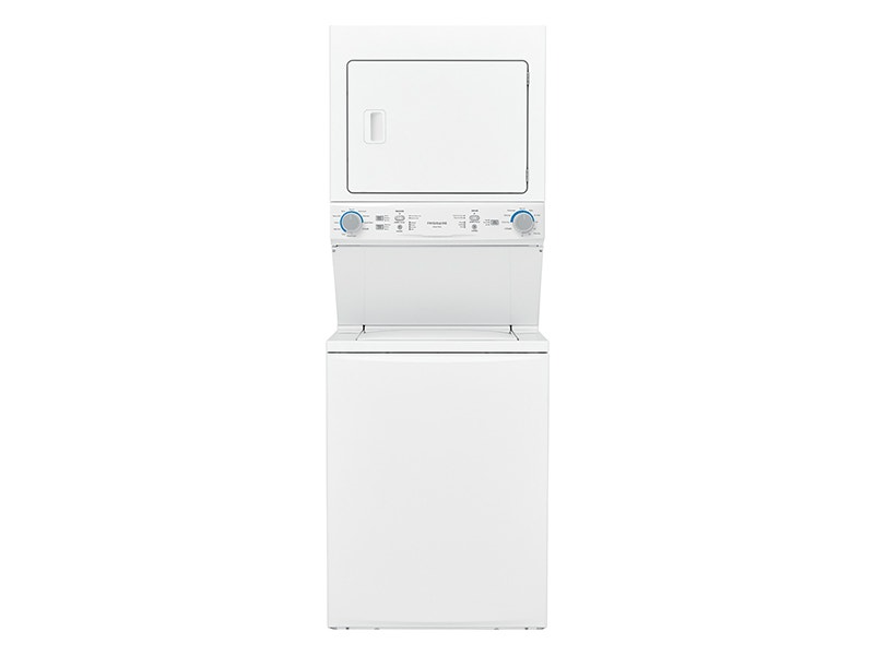 Torre de lavado de 44 libras de capacidad, color blanco. Frigidaire FLCE7522AW.