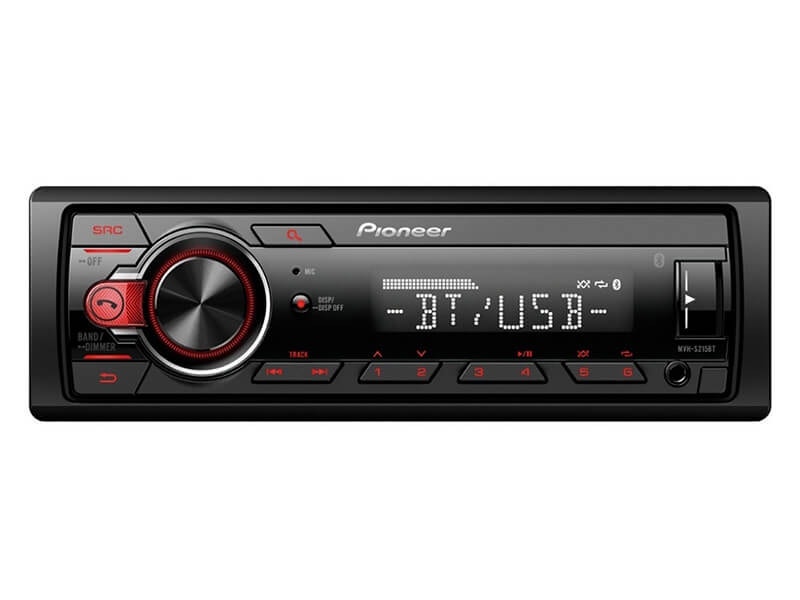 Radio sin mecanismo de cd, con bluetooth de 50w x 4