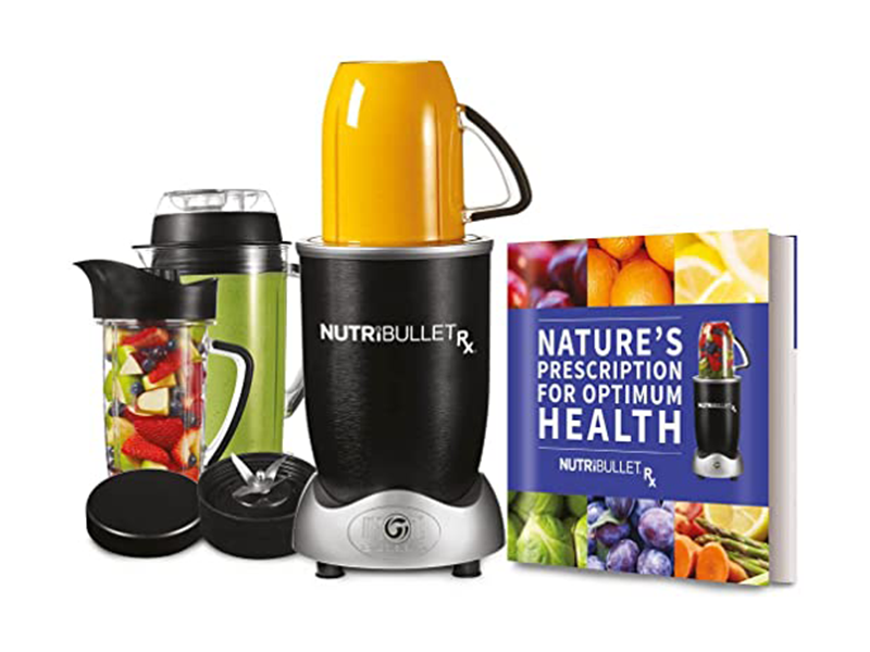 Nutribullet, RX1700, Licuadora extractor de nutrientes, 1 velocidad