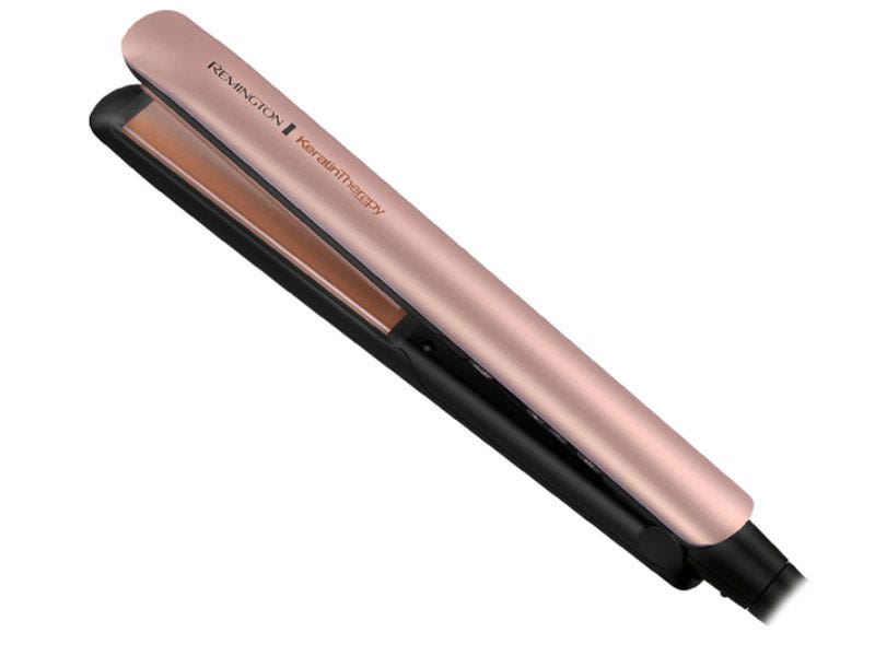 Remington, S8599, Plancha de cabello, Con terapia de keratina