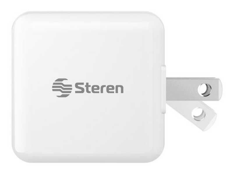 Steren, Cargador USB de Pared, 2.1 AMP (Blanco)