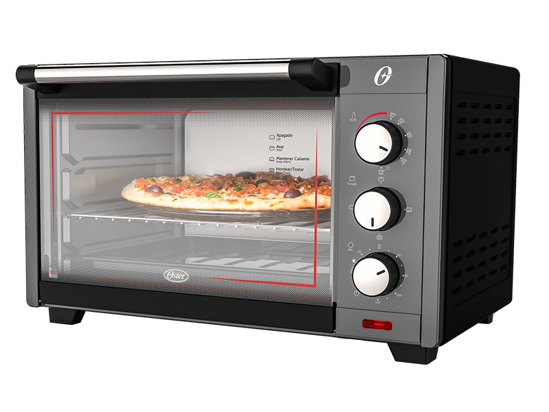 Oster®, TSSTTV7030, Horno Tostador de 30 litros con 4 funciones