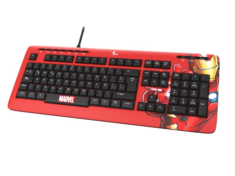 Teclado Xtech Alámbrico Edición Iron Man